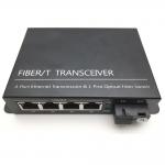 SC 2 RJ45 Fiber Optic Transceiver 850nm 1310nm 1550nm Single Mode 10 / 100m for sale