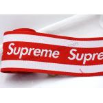 ODM SGS Supreme Polyester Ribbon Roll Anti Slip Elastic Band Red And White