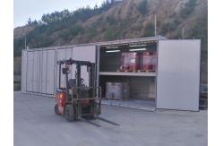 China Storage Containers Metal Freight Containers With Side Opening Doors supplier