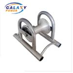 150mm Aluminum Nylon Straight Corner  Cable Pulling Ground Roller for sale