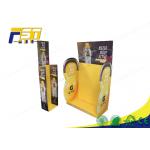 Custom Color Printed Recycled Paper Cardboard Dump Displays Store Promotion Applied for sale