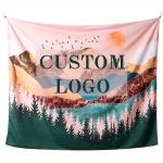 Polyester Fabric Printed Backdrop Wall Banner For Decoration for sale