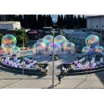 Hanging Reflective Inflatable Mirror Ball Colorful Mirrored Inflatable Balloon for sale