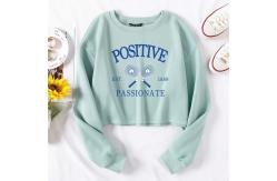 China Plus Size Oversized Sweatshirt Polyester Crew Neck Lined Design supplier