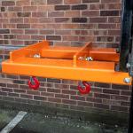 1T To 4T Fork Truck Swivel Hook Attachment Bright Orange Painted