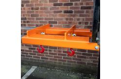 China 1T To 4T Fork Truck Swivel Hook Attachment Bright Orange Painted supplier