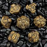 Gear Metal Dice Set DND Dungeons And Dragons TRPG Polyhedral Dice D6 Table