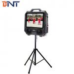 1.6M Highest Height Projector Tripod Stand Black Color With Non Slip Soft Pad for sale