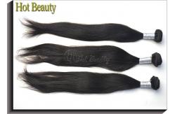 China Peruvian Remy Virgin Human Hair Extensions , Silky Straight Wave supplier
