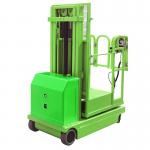 Electric Aerial Order Picker 300kg 3300mm Self - Propelled Powered In Orange for sale