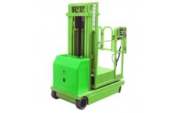 China Long Life Small Aerial Electric Order Picker Warehouse Picking Up Equipment supplier