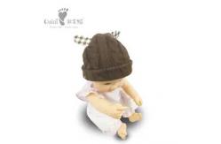China Customized Cotton Soft Brown Baby And Infant Hat  EN71 ODM OEM supplier