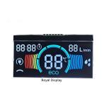 VA Speedometer TFT LCD Panel E Bike Meter With Zebra FPC Connector for sale