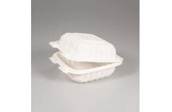 China 500ml 17oz Disposable Corn Starch Tableware Biodegradable CPLA Lunchbox supplier