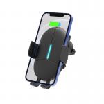 Dashboard Auto Clamping Qi Car Mount Wireless Charger Air Vent for sale