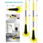 300rpm Electric Spin Scrubber Adjustable Extension Handle Cleaning Tools
