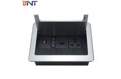 China aluminum alloy material desk power outlet with buttom case BF501 supplier