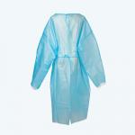 Sterile Breathable Medical Surgical Isolation Gowns Dustproof Blue for sale