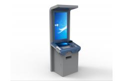China Ticketing Printing Free Standing Touch Screen Kiosk Self Service 1 Year Warranty supplier