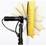 Telescopic Water Fed Pole Solar Panel Cleaning Brush  Single Head for sale