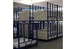 China Q235 Steel Cage Pallet Heavy Stacker Rack 1500kg Load Capacity supplier