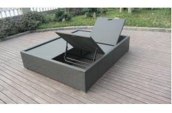 China PE Rattan Adjustable Lounge Chair , Modern Foldable Chaise Lounge supplier