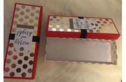 China Customized Cosmetic Packaging Box Toiletries Box With Lining supplier