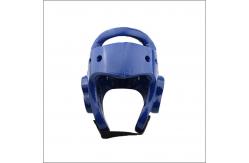 China Red Flexible Taekwondo Helmet Face Shield With Nylon Strap supplier