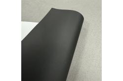 China 260gsm Backdrop Textile Black Back Blockout Fabric For Advertising supplier