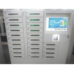 Touch LCD Public Mobile Phone Charging Station Kiosk Quick Charge Code Lock Design for sale