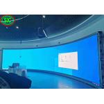 High Definition Indoor Curved P3.91 Full Color LED Display With Adjustable Angle Cabinet for sale