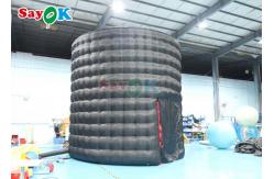 China Customized Air 360 Photo Booth Enclosure Inflatable Cube Backdrop Tent For Party supplier