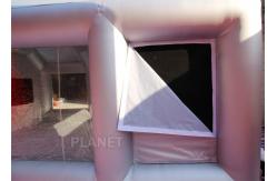 China Automatic Car Inflatable Spray Paint Booth 6mx4mx3m With Logo Printing supplier