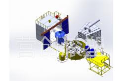 China Carousel Rotomolding Machine/Rotational Molding Machine For Hollow Plastics supplier