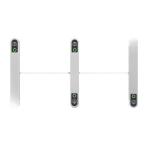 BLDC Motor Wide Access Security Entrance Lanes Swing Barrier Gate