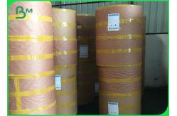China 100% Virgin Pulp Food Grade Kraft Paper For Making Straws Friendly supplier