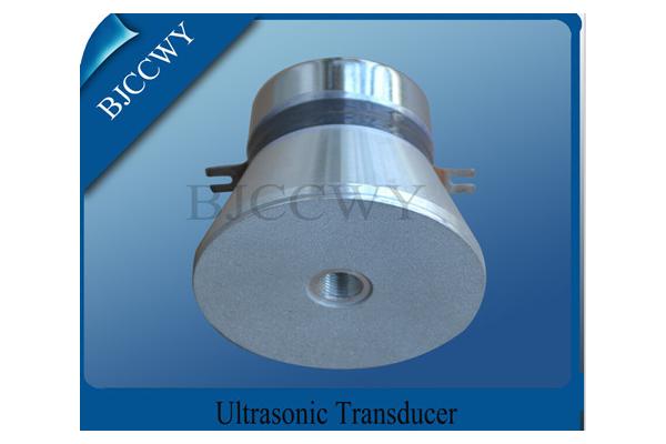 68mm Length Multi Frequency Ultrasonic Transducer 28KHZ/40KHZ/120KHZ Frequency 60w 6800PF