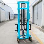 Lifter  Hand Manual Pallet Stacker  500kg Hydraulic  Steering Wheel Protection