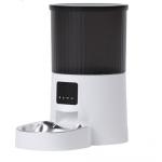 Smart Ceramic Automatic Cat Feeders Double Raised With Camera for sale