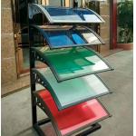 Polycarbonate Awning Brackets Black / Grey / White Frame Color Of Canopy PC Sheet for sale