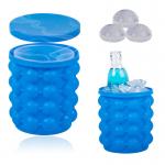 Silicone Ice Bucket Ice Cup With Lid Easy Releaser Ice Cube Mold Ice Trays Ice Cube Maker For Cocktail Whiskey Beverages for sale