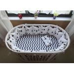Real Simple Solid Baby Crib Bedding Sets Bed Reducer With Logo Customized for sale