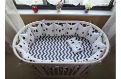 China Real Simple Solid Baby Crib Bedding Sets Bed Reducer With Logo Customized supplier