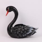Metal Swan Garden Figurines White Swan Black Swan for sale