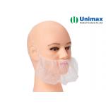 White 10gsm Latex Free Disposable Beard Cover for sale