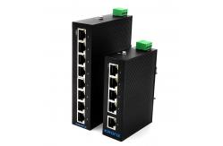 China Industrial Unmanaged DIN Rail Network Switch 8 Port 100Mbit/S supplier