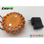 Magnetic Rechargeable LED Flashing Police Warning Lights With Li - Ion Battery
