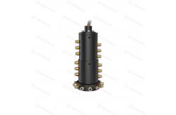 China Pneumatic Rotary Unions 2 Passages 12 Circuits 2A Rotary Joint supplier