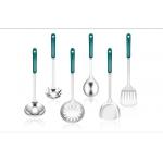 Bicolor Utensils Made Of Stainless Steel Multiapplication Heatproof for sale