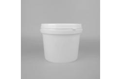China Thermal Transfer Round Plastic Bucket 4 Liter For Wall Paint Glue supplier